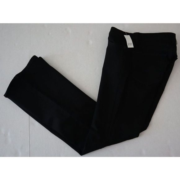 GAP 471304 Women's Petite Sz 27/4P Black Perfect Boot Mid Rise Stretch Jeans $70 - Picture 6 of 9
